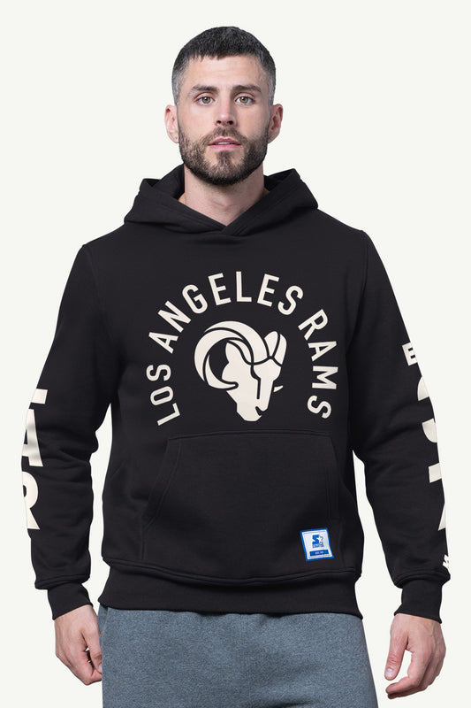 Starter Essential | MENS LOS ANGELES RAMS HANDOFF FLEECE HOODIE