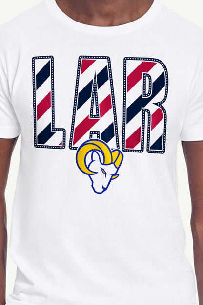 Starter Customer Favorite | MENS LOS ANGELES RAMS STARS AND STRIPES T SHIRT