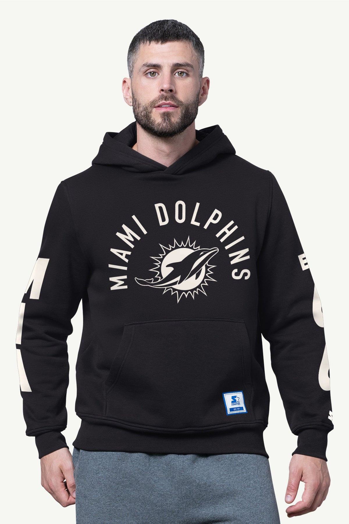 Starter New | MENS MIAMI DOLPHINS HANDOFF FLEECE HOODIE
