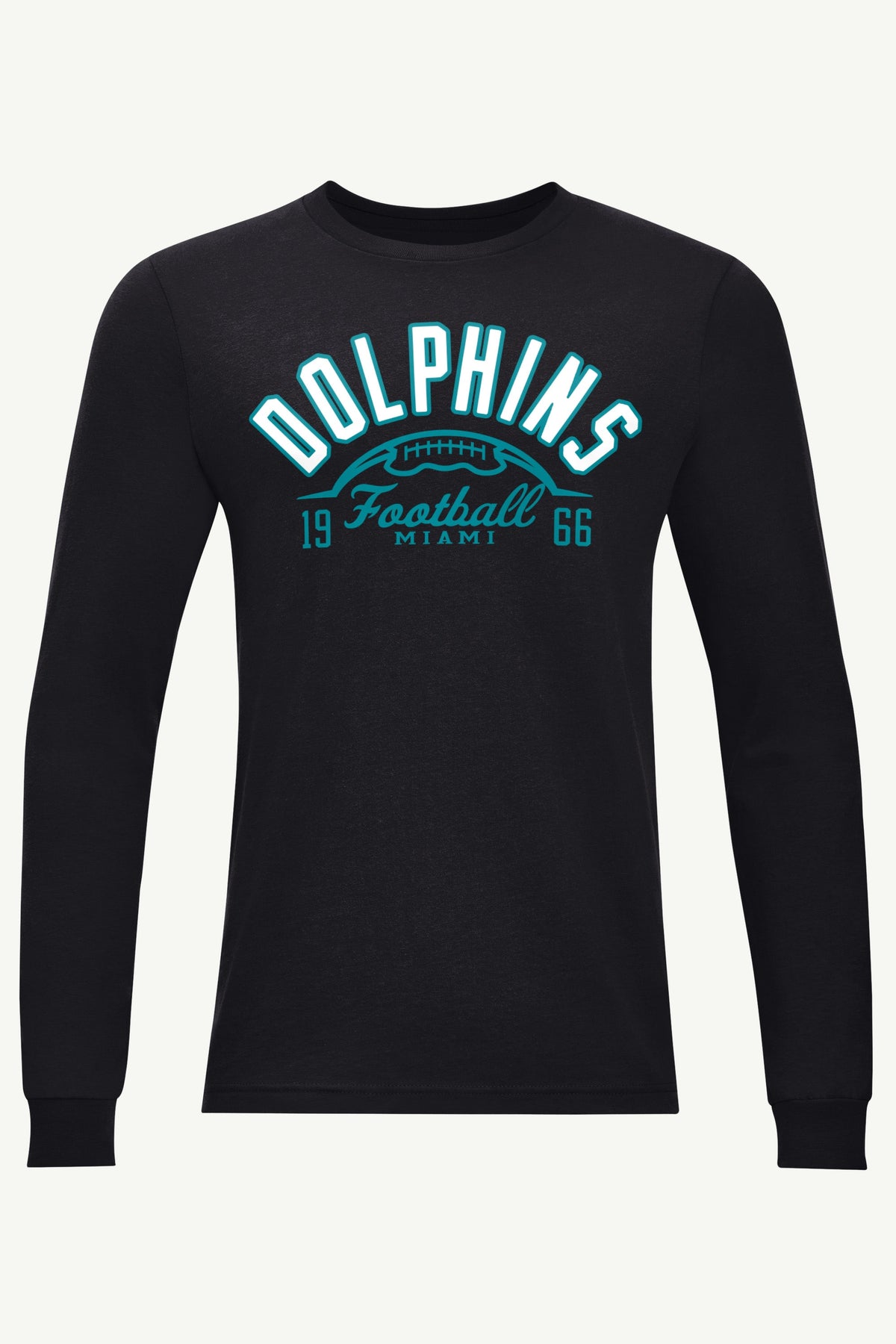 Starter Latest | MENS MIAMI DOLPHINS HALF BALL LONG SLEEVE T SHIRT
