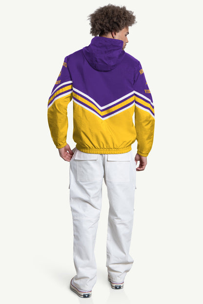 Starter Everyday | MENS MINNESOTA VIKINGS FAIR  FAIR PLAY HALF ZIP HOODED PULLOVER