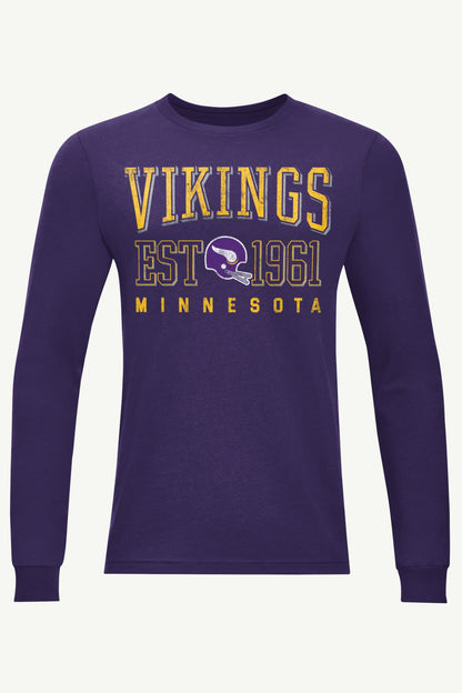 Starter Premium | MENS MINNESOTA VIKINGS RETRO LONG SLEEVE T SHIRT