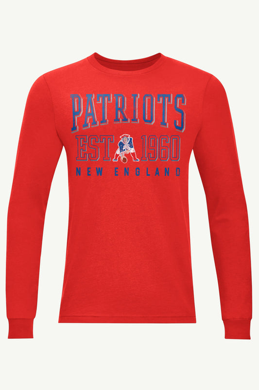 Starter Discount | MENS NEW ENGLAND PATRIOTS RETRO LONG SLEEVE T SHIRT