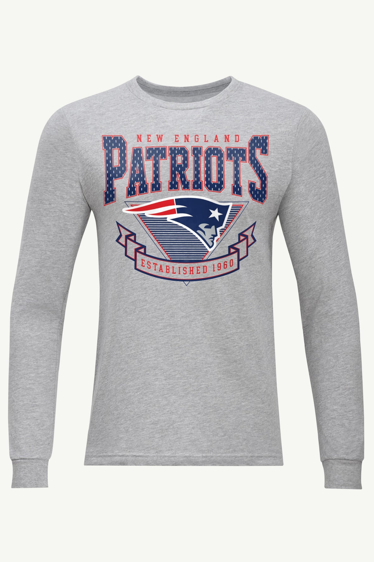 Starter Hot Sale | MENS NEW ENGLAND PATRIOTS 80's INSPIRED LONG SLEEVE T SHIRT