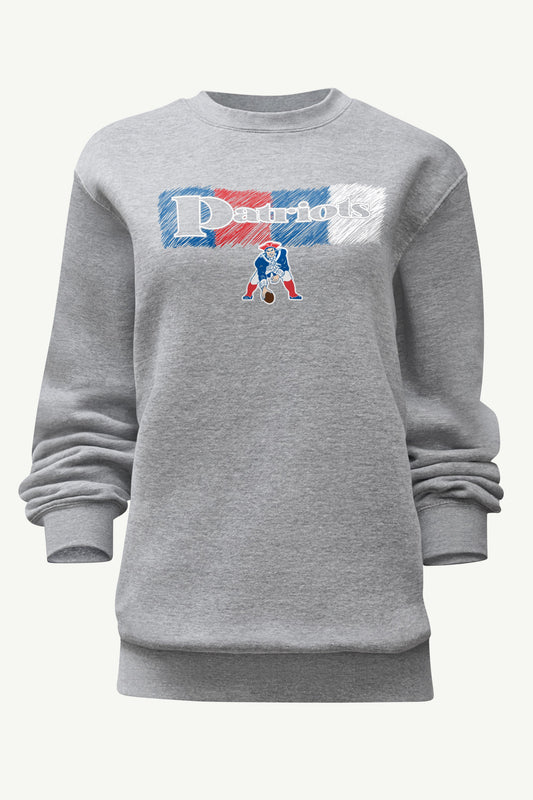 Starter Top Pick | WOMENS NEW ENGLAND PATRIOTS COLOR SHADING SWEATSHIRT