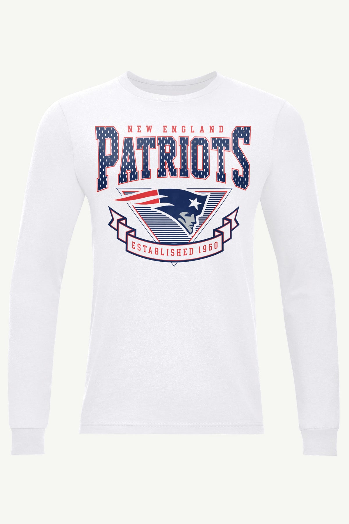 Starter Latest | MENS NEW ENGLAND PATRIOTS 80's INSPIRED LONG SLEEVE T SHIRT