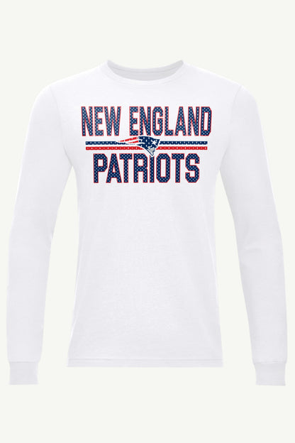 Starter Quality | MENS NEW ENGLAND PATRIOTS MESH LOOK LONG SLEEVE T SHIRT