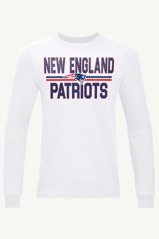 Starter Quality | MENS NEW ENGLAND PATRIOTS MESH LOOK LONG SLEEVE T SHIRT
