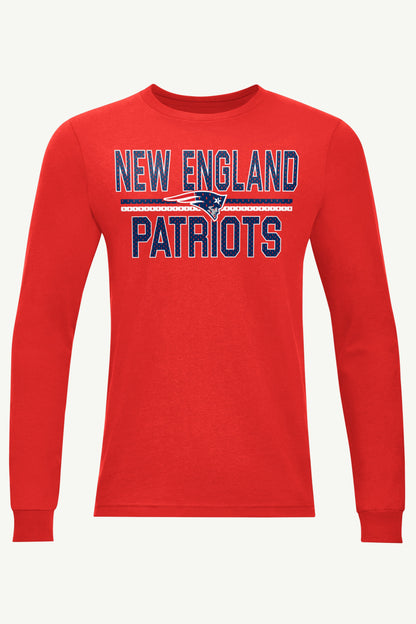 Starter Customer Favorite | MENS NEW ENGLAND PATRIOTS MESH LOOK LONG SLEEVE T SHIRT