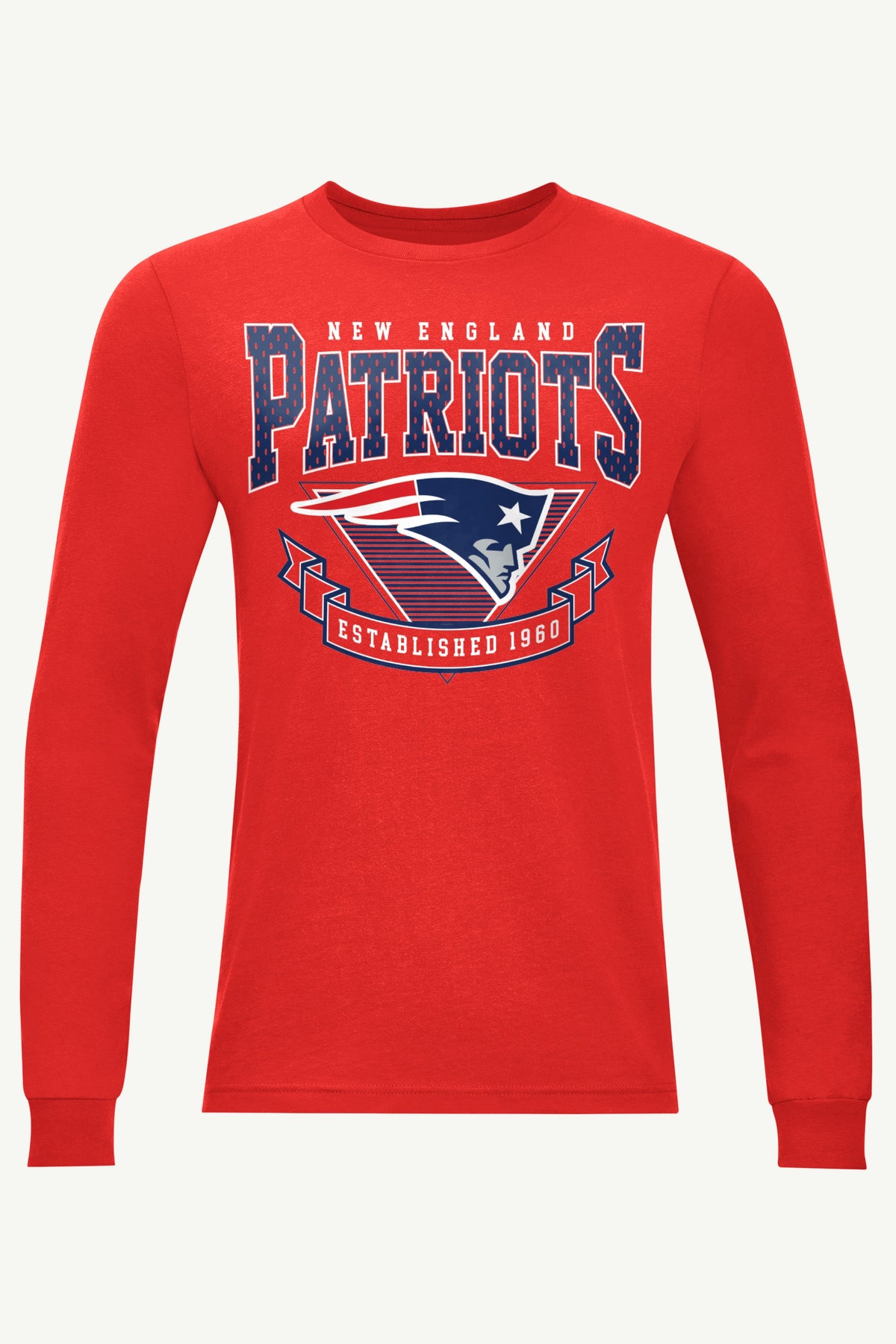 Starter Great Value | MENS NEW ENGLAND PATRIOTS 80's INSPIRED LONG SLEEVE T SHIRT