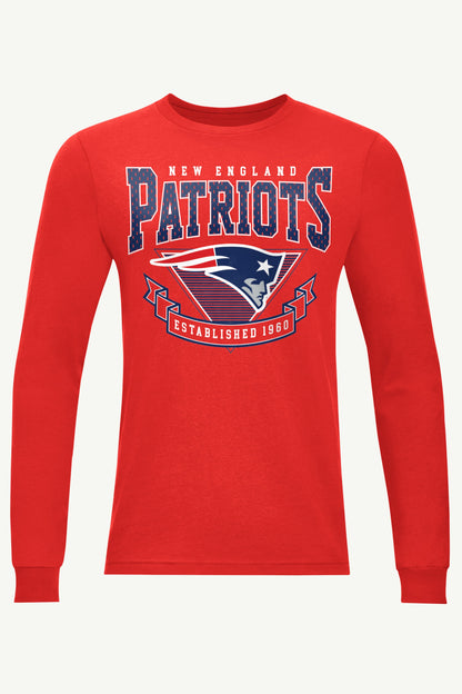 Starter Great Value | MENS NEW ENGLAND PATRIOTS 80's INSPIRED LONG SLEEVE T SHIRT