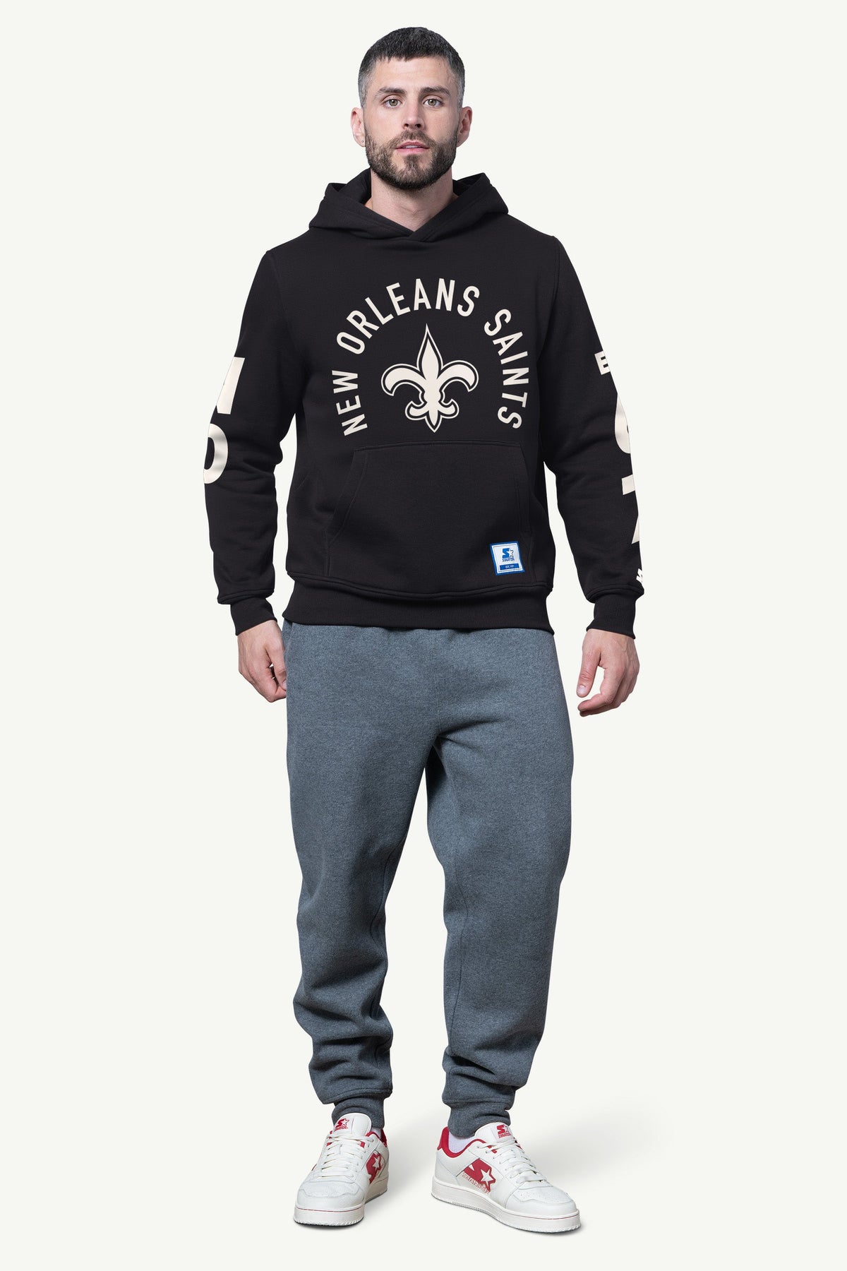 Starter Hot Sale | MENS NEW ORLEANS SAINTS HANDOFF FLEECE HOODIE