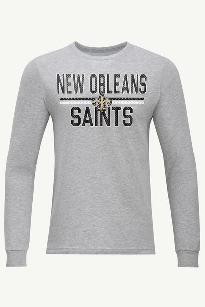Starter Classic | MENS NEW ORLEANS SAINTS MESH LOOK LONG SLEEVE T SHIRT