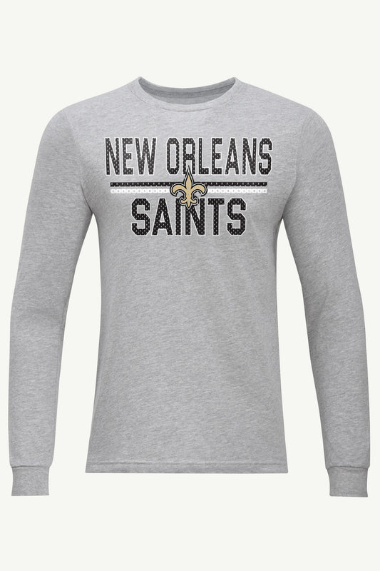 Starter Classic | MENS NEW ORLEANS SAINTS MESH LOOK LONG SLEEVE T SHIRT