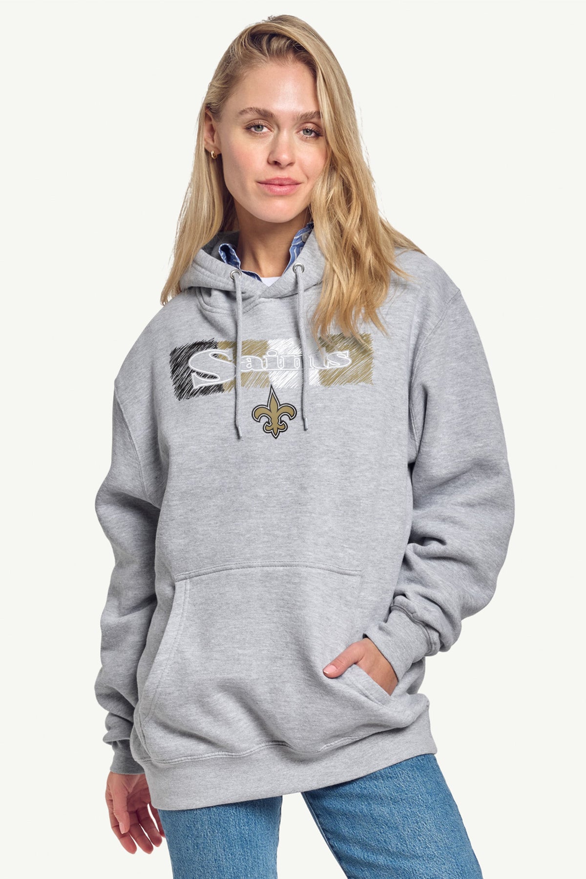 Starter Hot Sale | WOMENS NEW ORLEANS SAINTS COLOR SHADING HOODIE