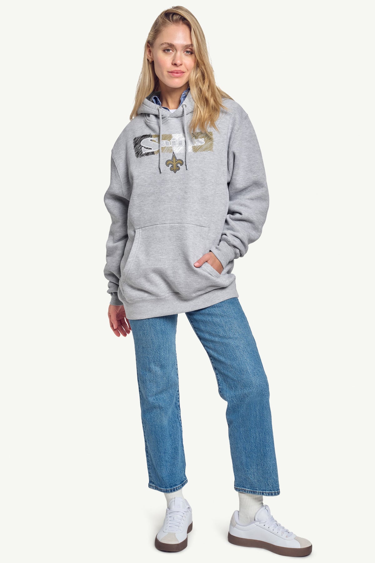 Starter Hot Sale | WOMENS NEW ORLEANS SAINTS COLOR SHADING HOODIE