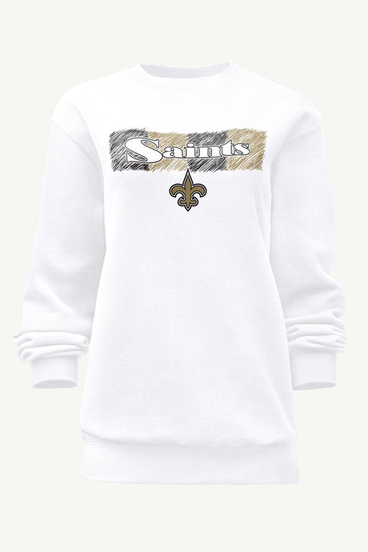 Starter Classic | WOMENS NEW ORLEANS SAINTS COLOR SHADING SWEATSHIRT