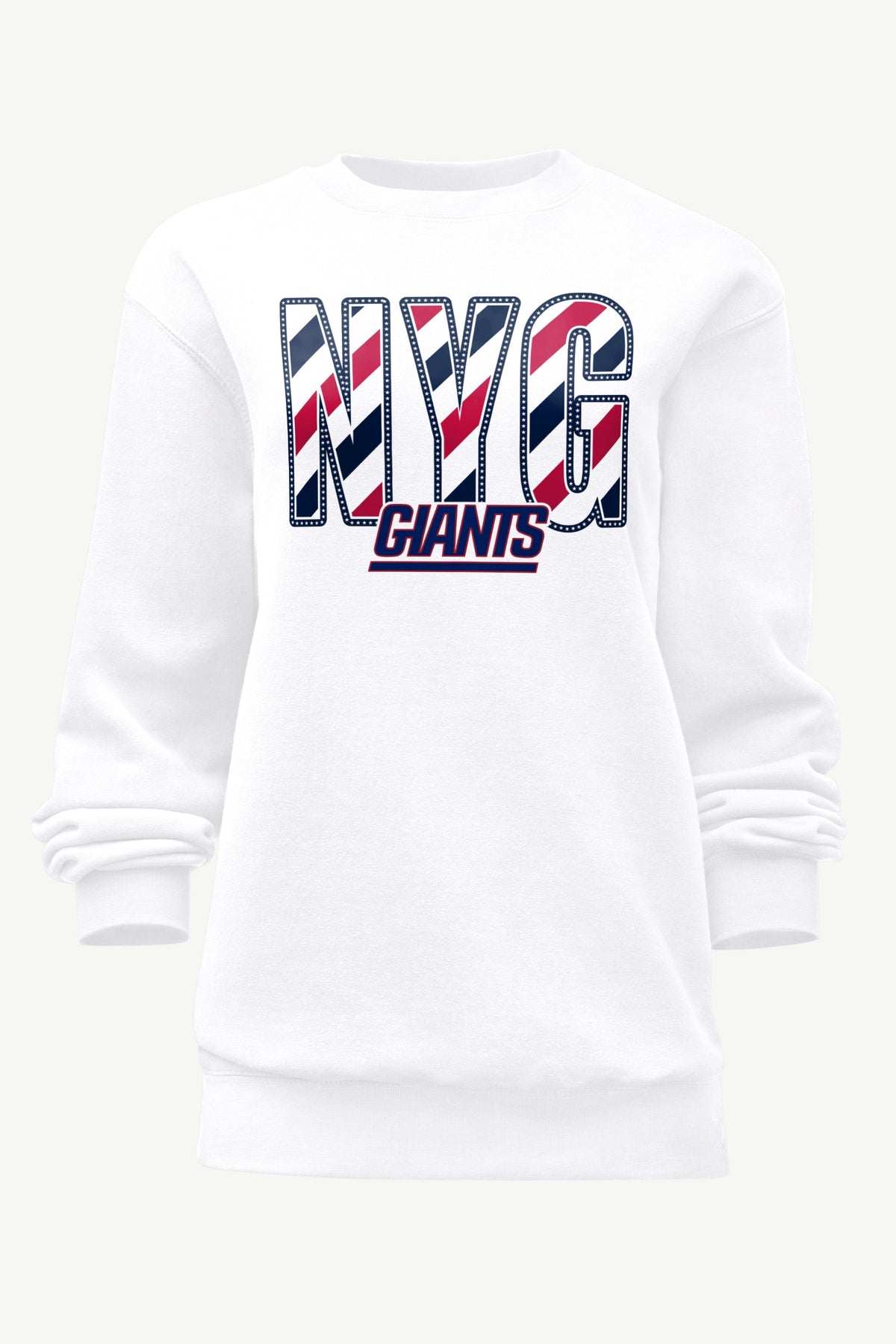 Starter Exclusive | WOMENS NEW YORK GIANTS STARS AND STRIPES SWEATSHIRT