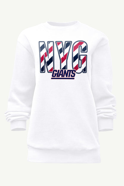Starter Exclusive | WOMENS NEW YORK GIANTS STARS AND STRIPES SWEATSHIRT