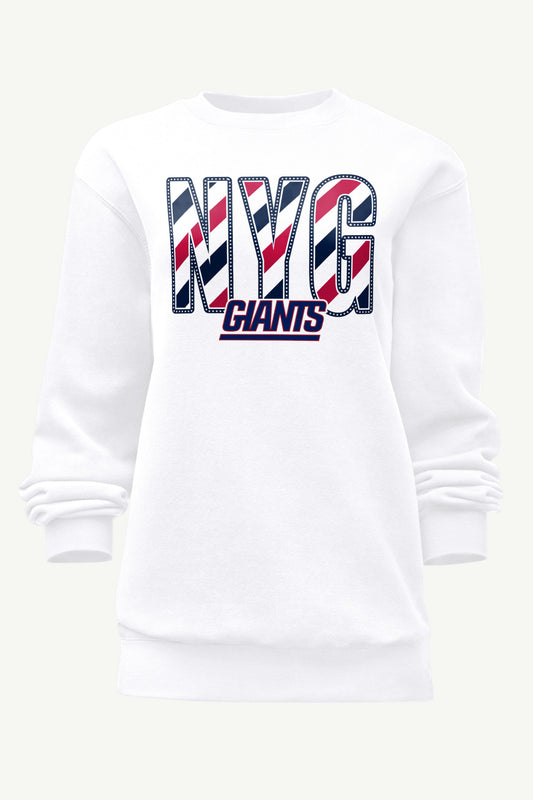 Starter Exclusive | WOMENS NEW YORK GIANTS STARS AND STRIPES SWEATSHIRT
