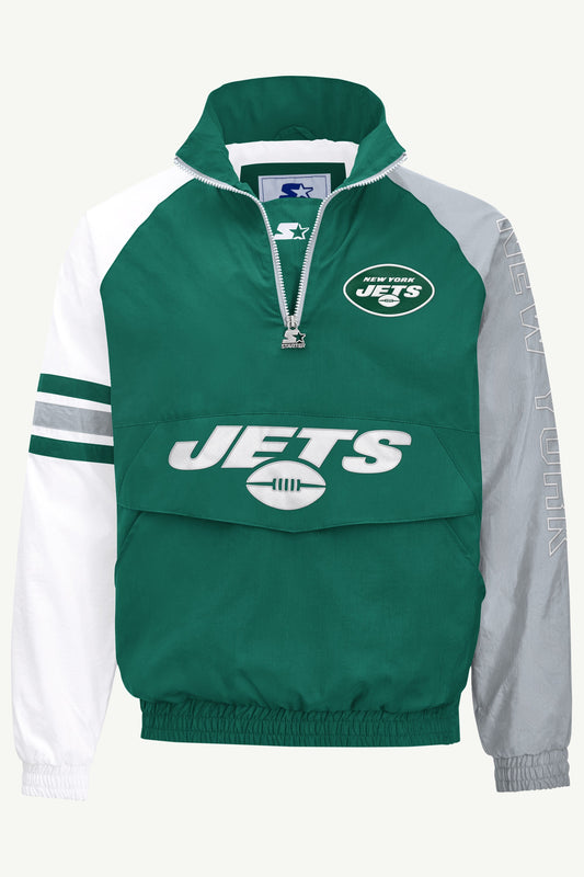 Starter Recommended | MENS NEW YORK JETS QUARTER ZIP JACKET