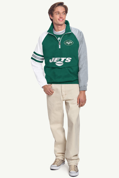 Starter Recommended | MENS NEW YORK JETS QUARTER ZIP JACKET