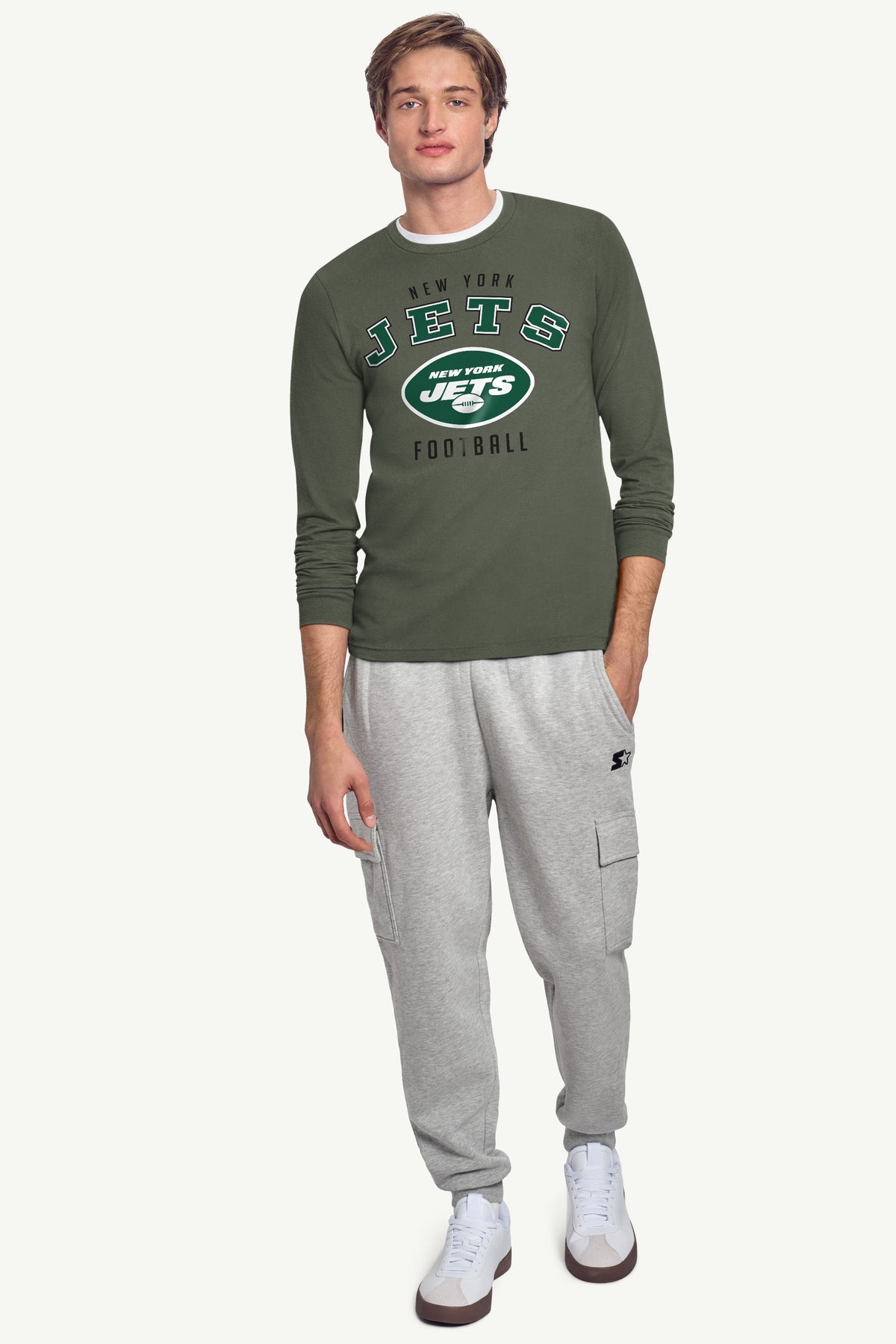 Starter Great Value | MENS NEW YORK JETS LONG SLEEVE T SHIRT