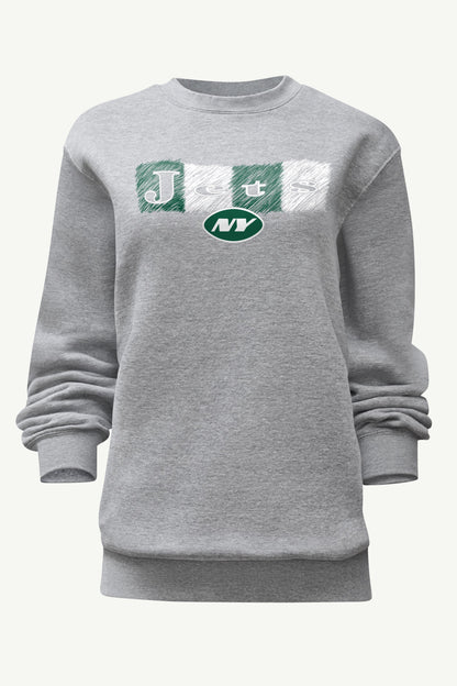Starter Great Value | WOMENS NEW YORK JETS COLOR SHADING SWEATSHIRT