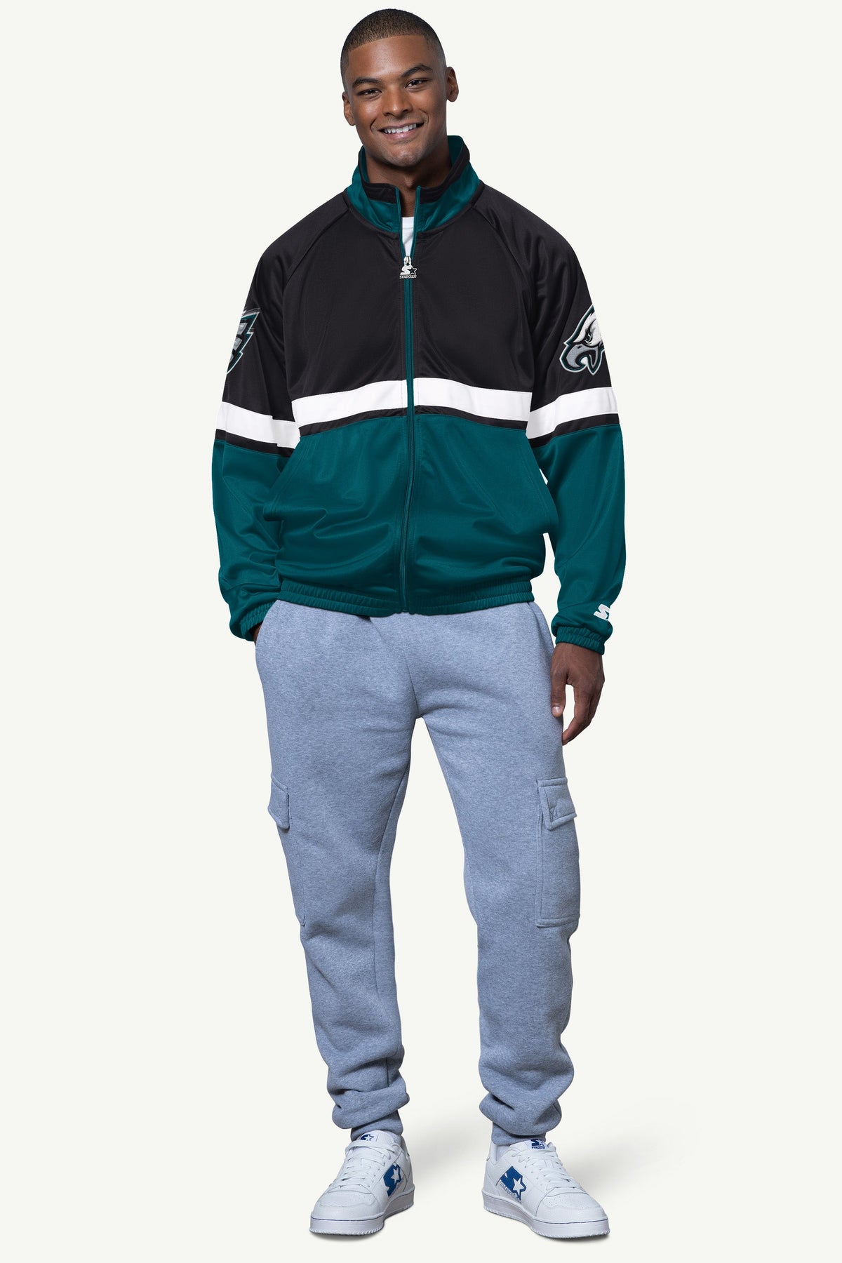 Starter Everyday | MENS PHILADELPHIA EAGLES VETERAN TRACK JACKET