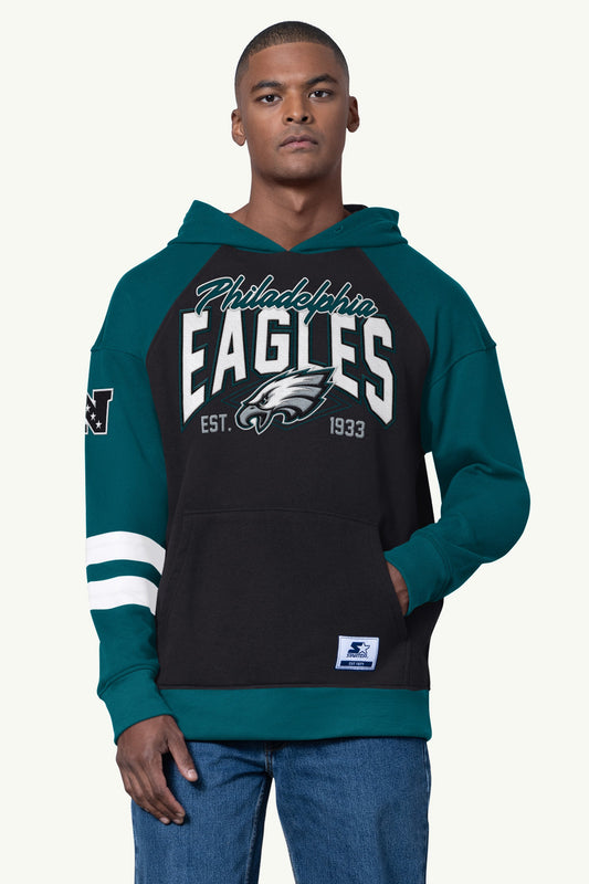 Starter Customer Favorite | MENS PHILADELPHIA EAGLES INTERCEPTION COLORBLOCK HOODIE