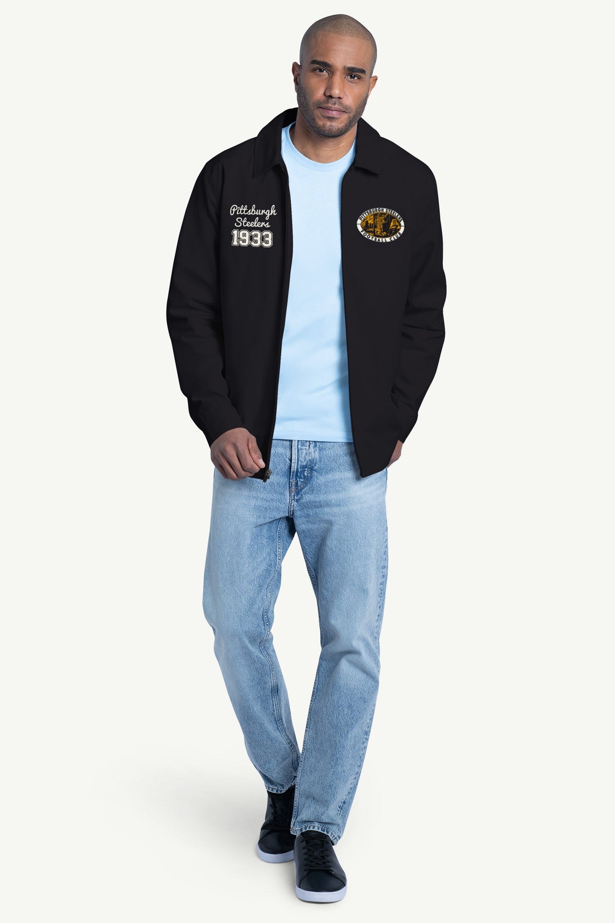 Starter Exclusive | MENS PITTSBURGH STEELERS FRANCHISE FULL ZIP JACKET