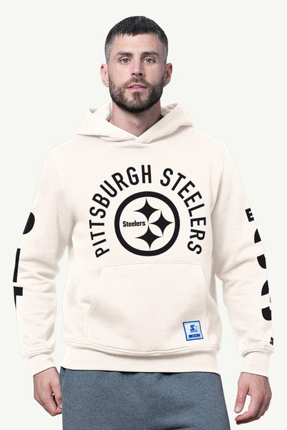 Starter New | MENS PITTSBURGH STEELERS HANDOFF FLEECE HOODIE