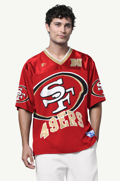 Starter Customer Favorite | MENS SAN FRANCISCO 49ERS FORWARD PASS JERSEY