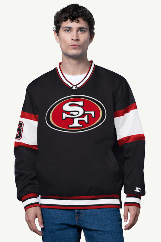 Starter Quality | MENS SAN FRANCISCO 49ERS V-NECK PULLOVER