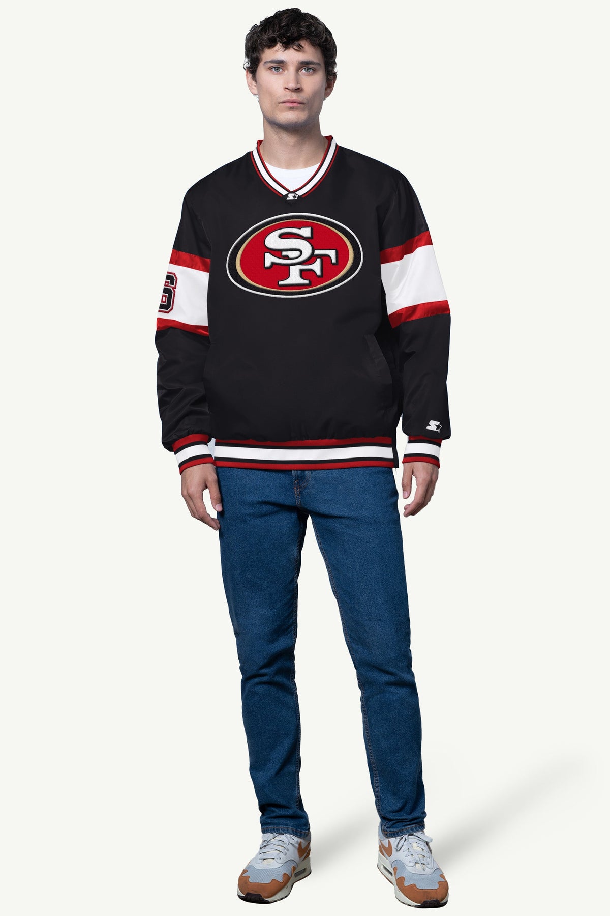 Starter Quality | MENS SAN FRANCISCO 49ERS V-NECK PULLOVER