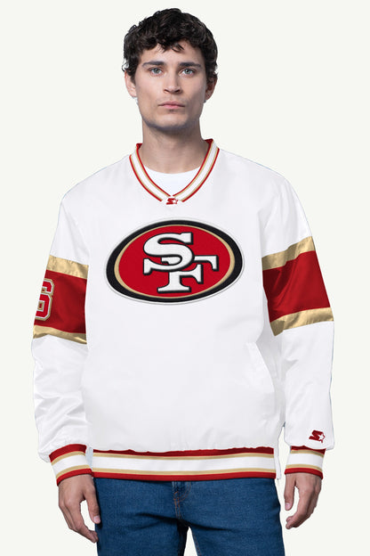 Starter Hot Sale | MENS SAN FRANCISCO 49ERS V-NECK PULLOVER