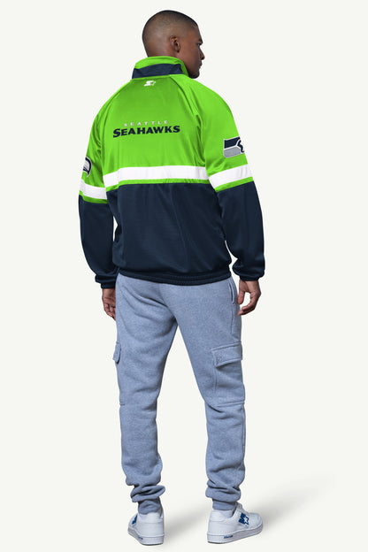 Starter Popular | MENS SEATTLE SEAHAWKS VETERAN TRACK JACKET