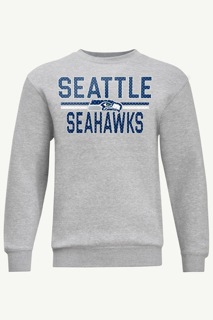 Starter Essential | MENS SEATTLE SEAHAWKS MESH LOOK SWEATSHIRT