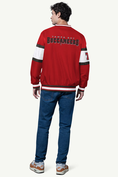 Starter Popular | MENS TAMPA BAY BUCCANEERS SIGNAL COLLAR PULLOVER