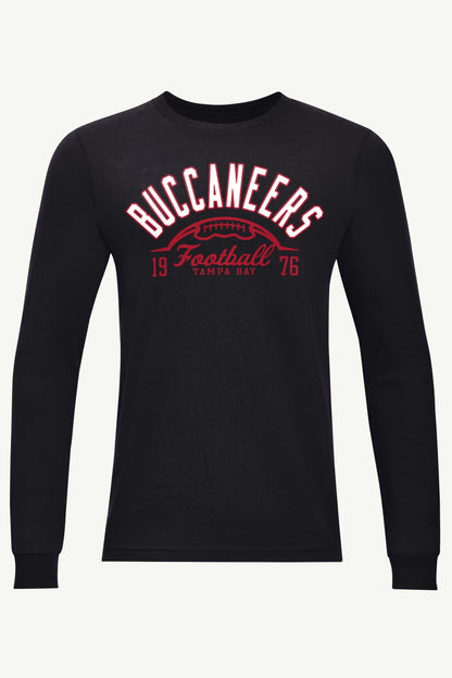 Starter Signature | MENS TAMPA BAY BUCCANEERS HALF BALL LONG SLEEVE T SHIRT