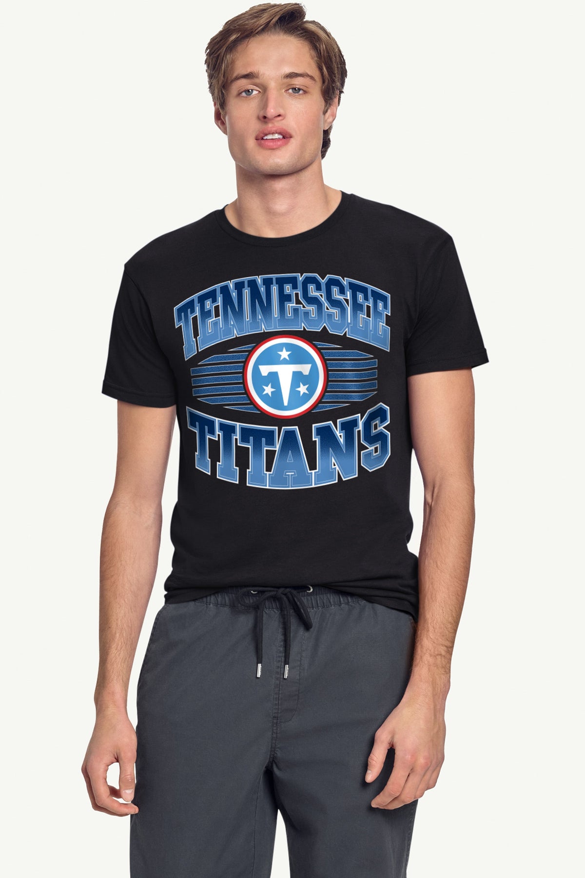 Starter Featured | MENS TENNESSEE TITANS TEAM GRIT SHORT SLEEVE T SHIRT