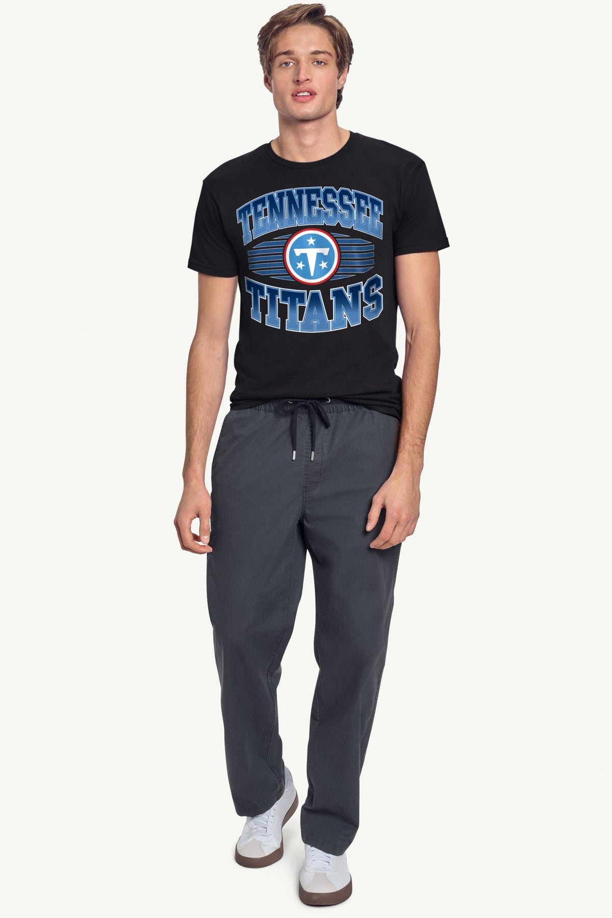 Starter Featured | MENS TENNESSEE TITANS TEAM GRIT SHORT SLEEVE T SHIRT
