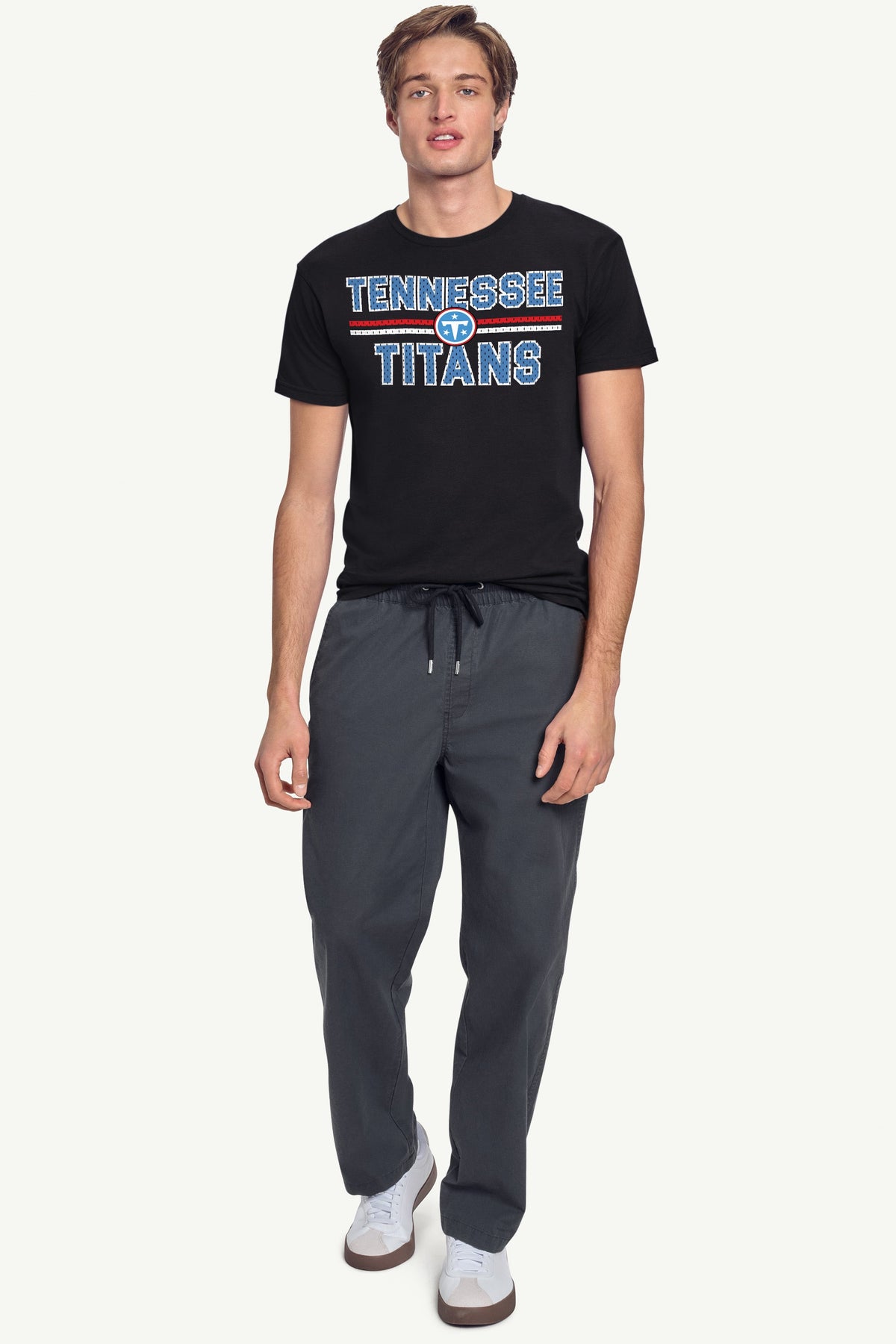 Starter Great Value | MENS TENNESSEE TITANS MESH LOOK SHORT SLEEVE T SHIRT