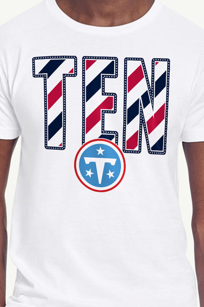 Starter Top Pick | MENS TENNESSEE TITANS STARS AND STRIPES T SHIRT