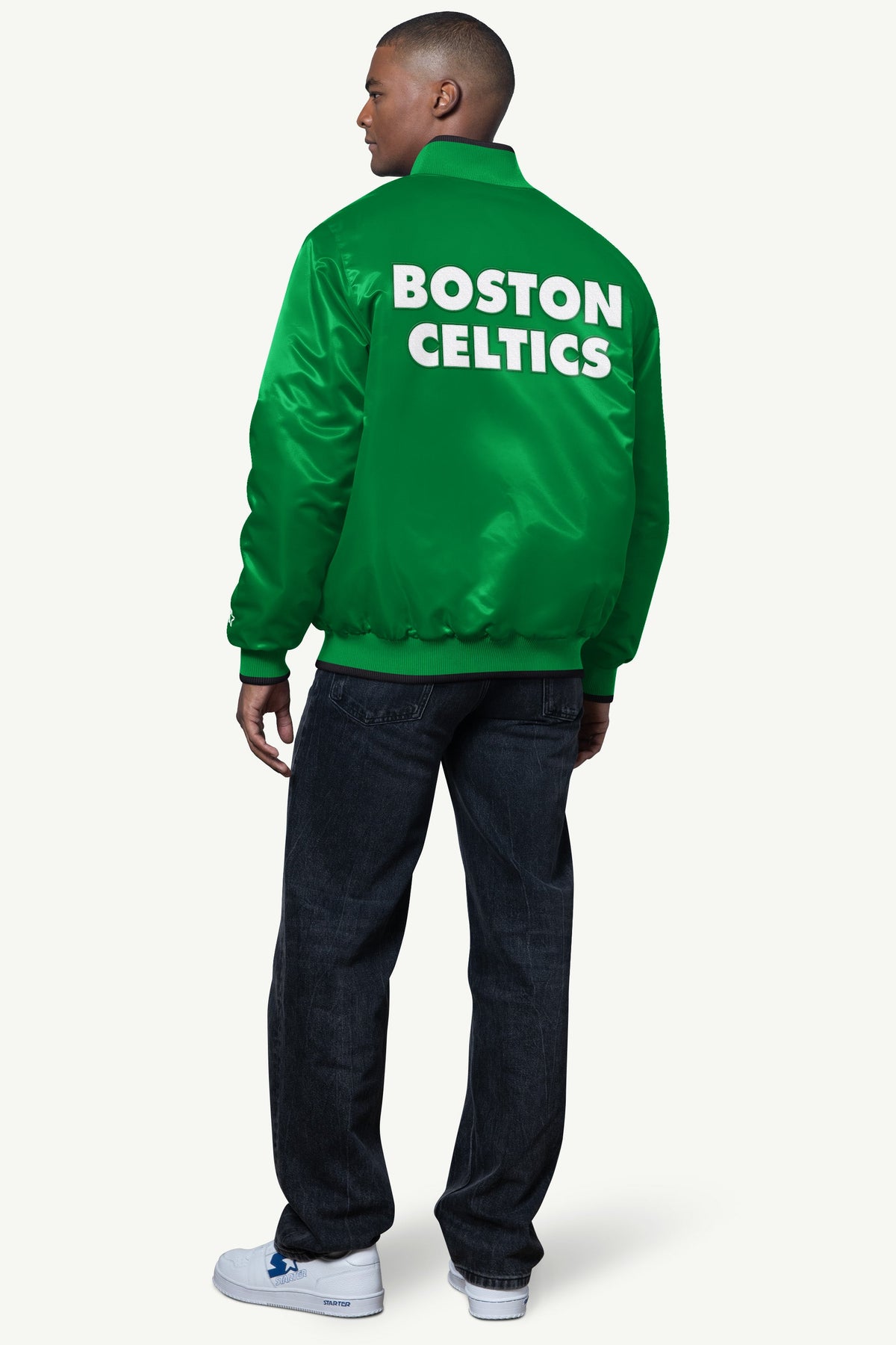 Starter Trending | MENS BOSTON CELTICS AMBASSADOR SATIN VARSITY JACKET