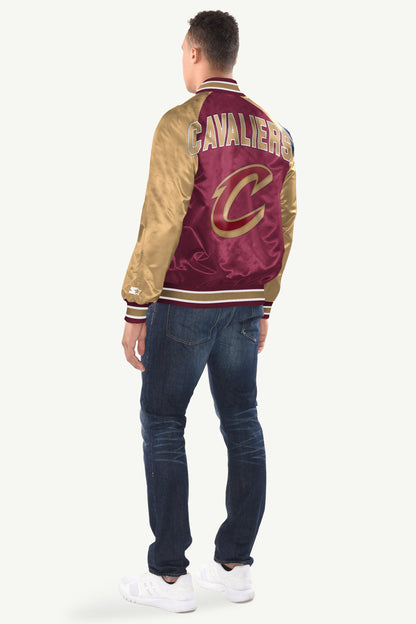 Starter Top Pick | MENS CLEVELAND CAVALIERS INDUCTEE SATIN VARSITY JACKET