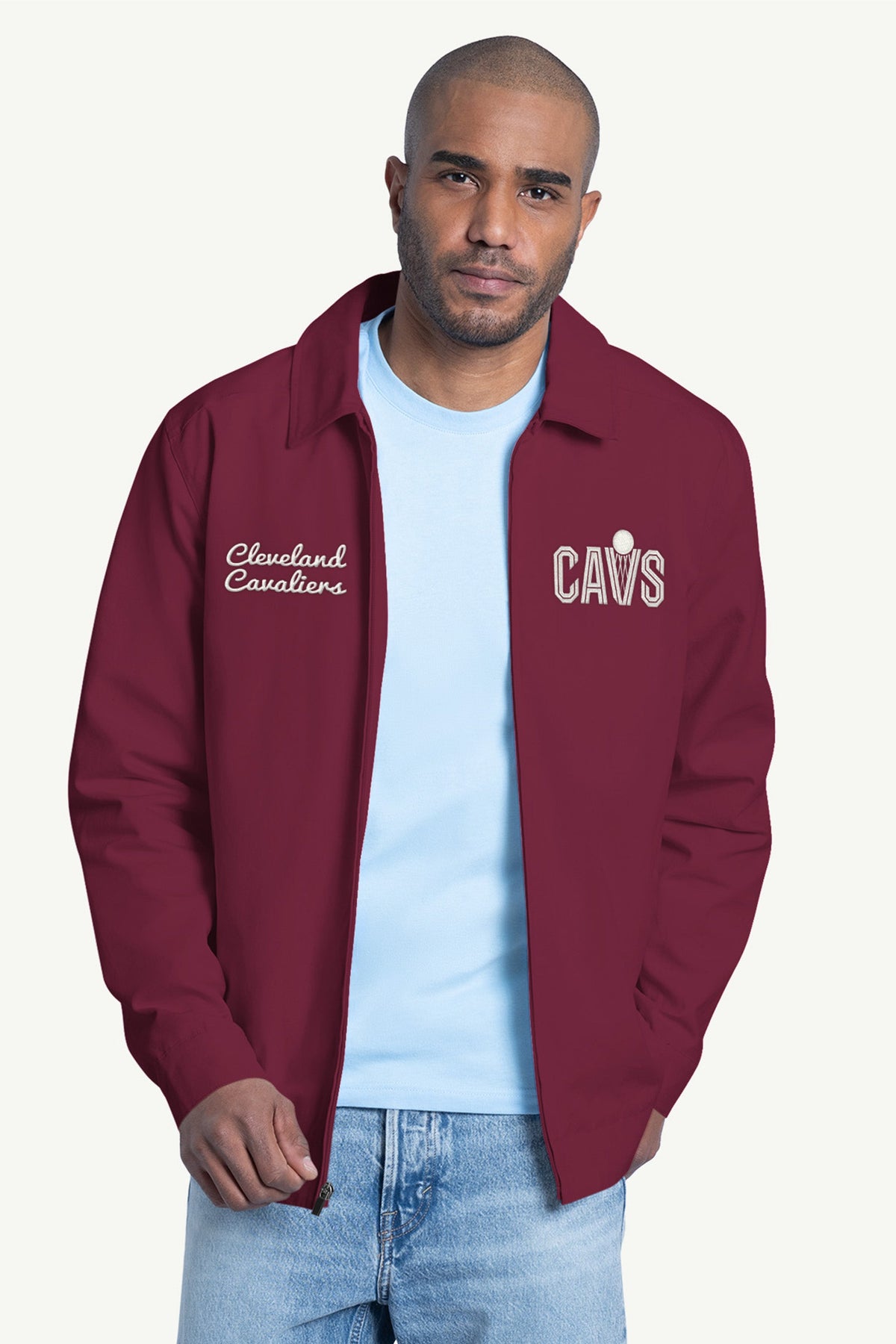 Starter Great Value | MENS CLEVELAND CAVALIERS FRANCHISE FULL ZIP JACKET