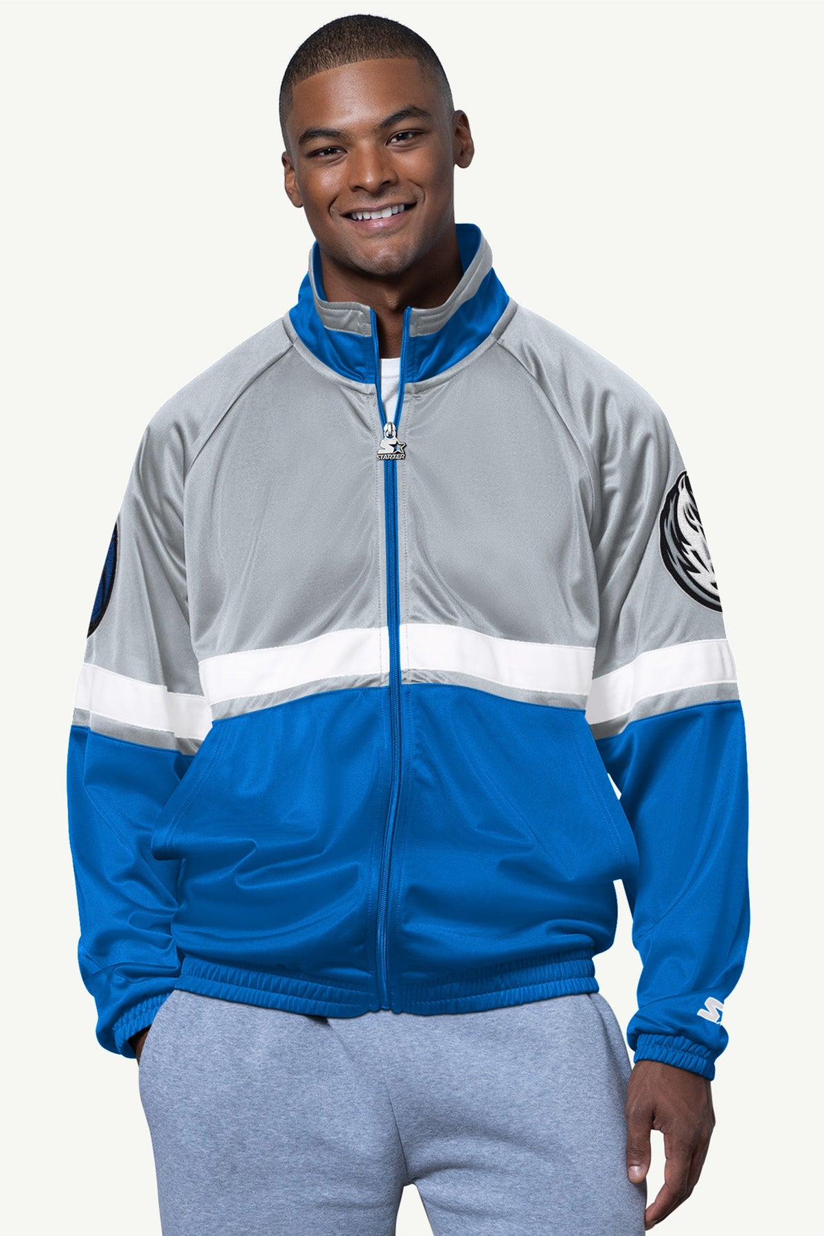 Starter Exclusive | MENS DALLAS MAVERICKS VETERAN TRACK JACKET