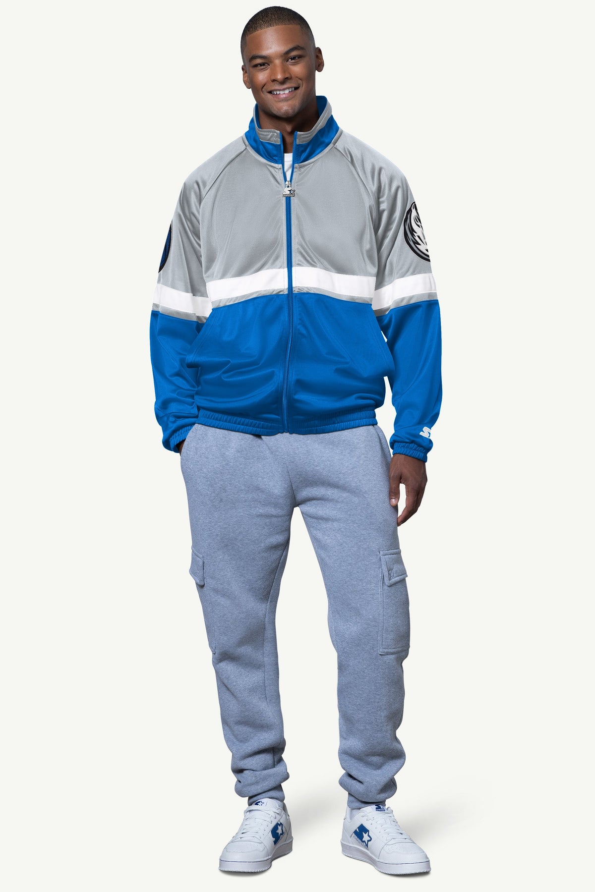 Starter Exclusive | MENS DALLAS MAVERICKS VETERAN TRACK JACKET