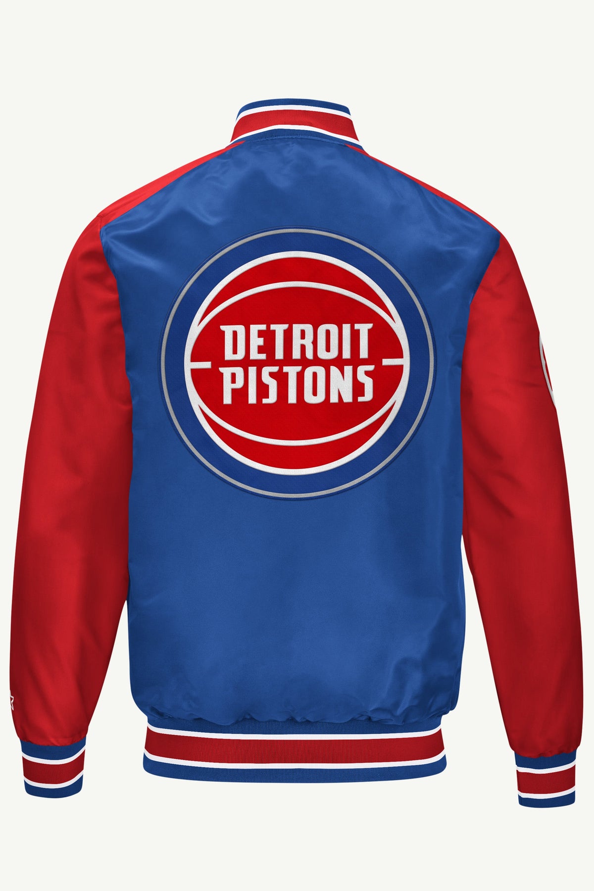 Starter Hot Sale | MENS DETROIT PISTONS SATIN VARSITY JACKET